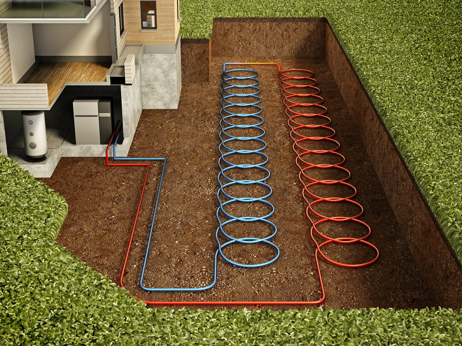 Wie funktioniert eine Erdwärmepumpe