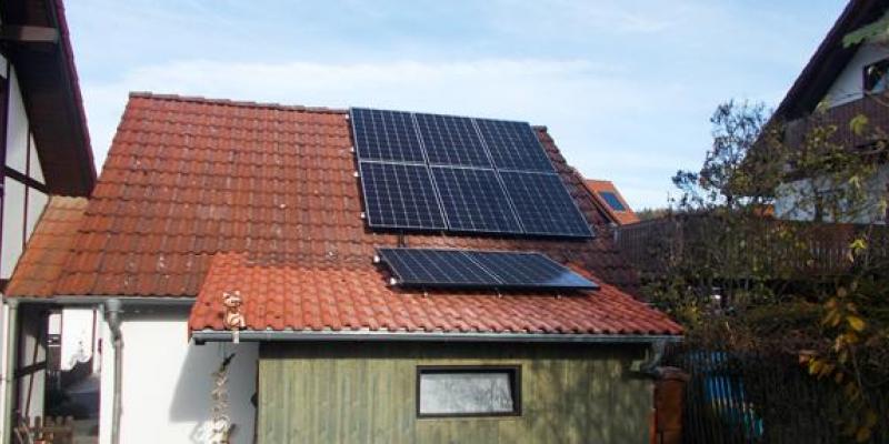 Dachanlage-Strahlungen